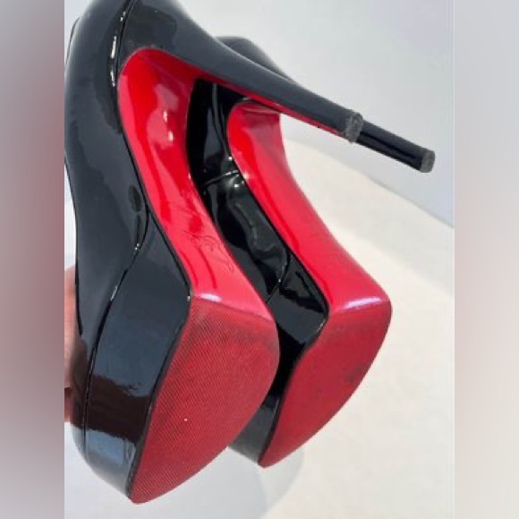 Christian Louboutin Bianca Platform Red Sole Pump Size 37 (US 7) - Picture 2 of 8